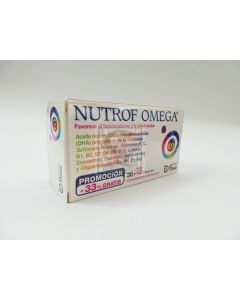 NUTROF OMEGA CAPS 36 CAPS