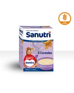 SANUTRI PAPILLA 8 CEREALES 600 G (300 G 2 BOLSAS